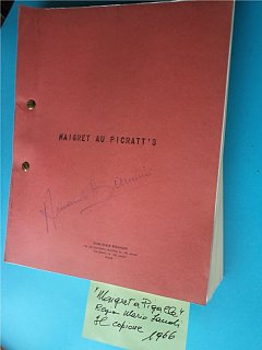 Armando Bandini Copione Del Film Maigret A Pigalle Cinema 1966