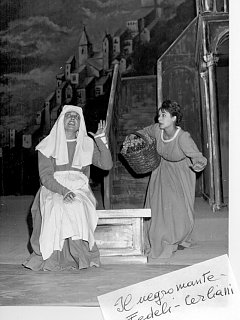 Emma Fedeli Foto Di Scena Della Commedia Il Negromante 1962
