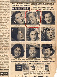 Emma Fedeli Miss Italia Miss Sorriso Biografia 1946