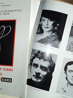 Armando Bandini Brochure La Principessa Della Czardas E Al Cavallino Bianco Operetta 1973