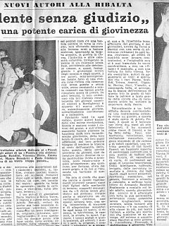 Armando Bandini E Emma Fedeli Recensione De Il Dente Senza Giudizio Al Nuovo Teatro 4 Fontane 1954