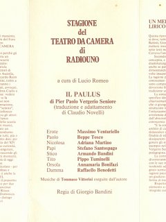 Armando Bandini Programma Radiofonico 8 Radio 1988