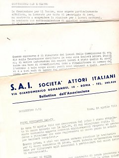 Armando Bandini Documenti Sai 1964