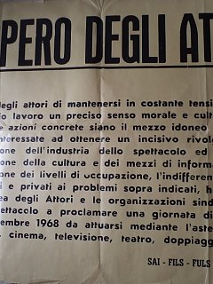 Armando Bandini Sai E Altre Sigle Sindacali Indicono Uno Sciopero 1968