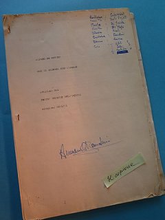 Armando Bandini Copione Della Commedia Con L Amore Non Si Scherza Al Teatro Stabile Dell Aquila 1971