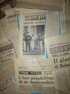 Armando Bandini Giornali Della Commedia Bobosse 1957
