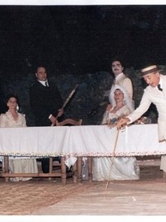 Armando Bandini In Dyscolos Di Menandro Teatro Antico Di Segesta Teatro 1995