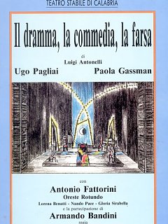 Armando Bandini Locandina Della Commedia Il Dramma La Commedia La Farsa 1990