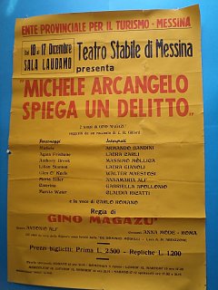 Armando Bandini Locandina Di Michele Arcangelo Spiega Un Delitto 1966