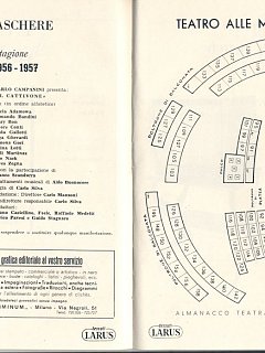 Armando Bandini Locandina E Sala Teatro Della Commedia Il Cattivone 1956