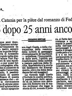 Armando Bandini Recensione Della Commedia I Vicere 1994