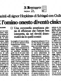 Armando Bandini Recensione Della Commedia Popokin 1992