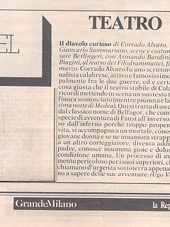 Armando Bandini Recensione3 Della Commedia Il Diavolo Curioso 1990