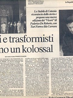 Armando Bandini Recensione5 Della Commedia I Vicere 1994