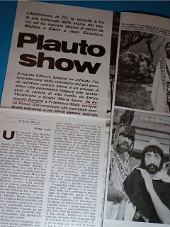 Armando Bandini In Anfitrione Con Enrico Montesano E Grazia Maria Spina Televisione 1975