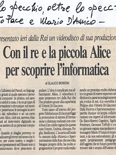 Armando Bandini In Dietro Lo Specchio Oltre Lo Specchio Di Roberto Pace E Mario D Amico Televisione 1987