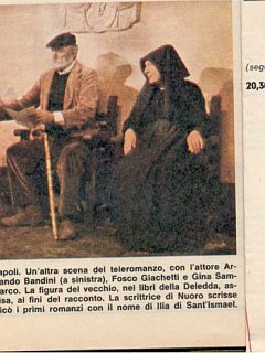 Armando Bandini In L Edera Di Grazia Deledda Sceneggiato A Puntate Rai Tv Televisione 1974