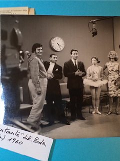 Armando Bandini Nel Programma Tv Fuori Il Cantante Televisione 1960