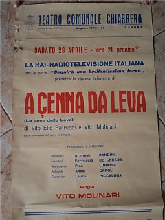 Armando Bandini Teatro In Tv La Cena Della Leva Regia Vito Molinari Televisione 1972